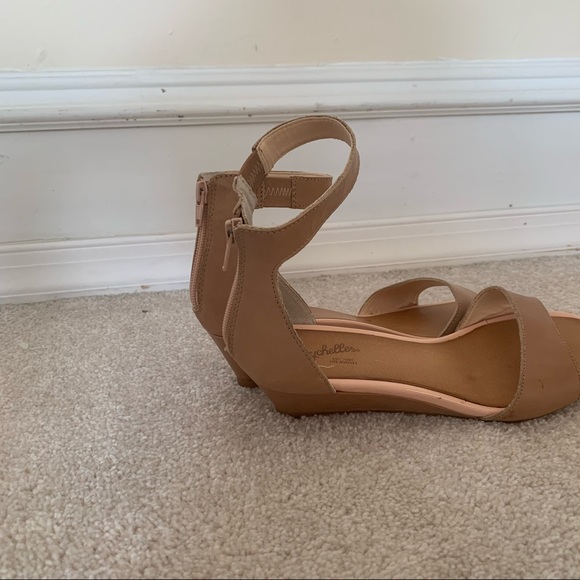 Seychelles wedge Tan Ankle Strap Sandals Size 7 - Picture 3 of 6
